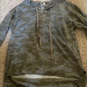 long sleeve camo tee